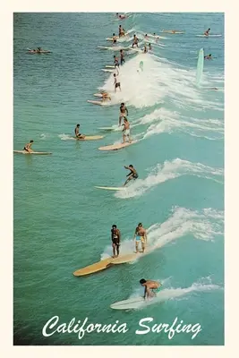 Vintage Journal Veľa chlapcov surfuje, Kalifornia - The Vintage Journal Lots of Guys Surfing, California