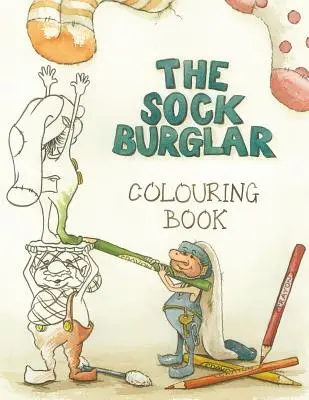Ponožkový zlodej Omaľovánka - The Sock Burglar Colouring Book