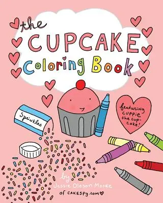 Knižka na vyfarbovanie koláčikov - The Cupcake Coloring Book