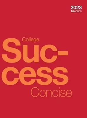 Úspech na vysokej škole Stručne (tvrdá väzba, plnofarebná) - College Success Concise (hardcover, full color)