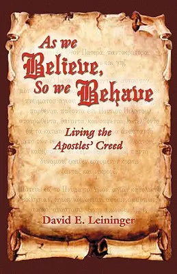 Ako veríme, tak sa správame - As We Believe, So We Behave
