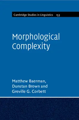 Morfologická zložitosť - Morphological Complexity