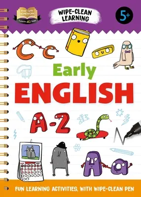 Pomoc s domácimi úlohami Early English: Zábavné učebné aktivity so stierateľným perom - Help with Homework Early English: Fun Learning Activities with Wipe-Clean Pen