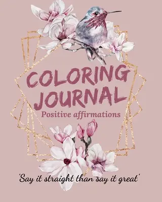 Omaľovánky Denník pozitívnych afirmácií. - Coloring Journal Positive Affirmations.