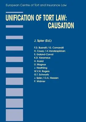 Zjednotenie deliktného práva: Príčinná súvislosť - Unification of Tort Law: Causation