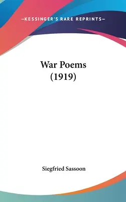 Vojnové básne (1919) - War Poems (1919)