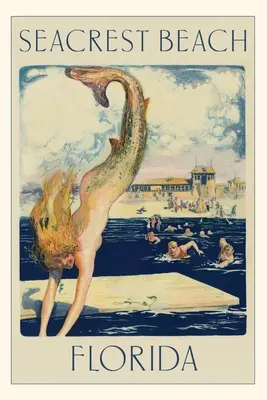 Vintage Journal Pláž Seacrest, morská panna - Vintage Journal Seacrest Beach, Mermaid