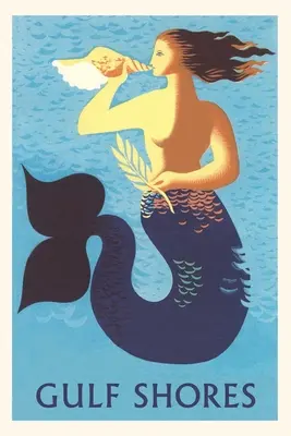 Vintage Journal Gulf Shores, morská panna - Vintage Journal Gulf Shores, Mermaid