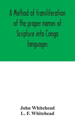 Metóda transliterácie vlastných mien Písma do konžských jazykov - A method of transliteration of the proper names of Scripture into Congo languages