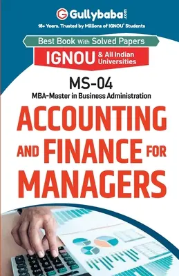MS-04 Účtovníctvo a financie pre manažérov - MS-04 Accounting and Finance for Managers