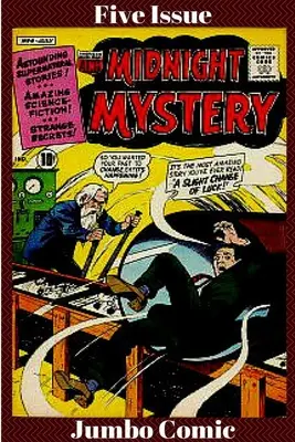 Midnight Mystery Päť vydaní Jumbo komiksu - Midnight Mystery Five Issue Jumbo Comic