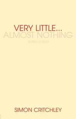 Veľmi málo... Takmer nič: Smrť, filozofia a literatúra - Very Little... Almost Nothing: Death, Philosophy, and Literature