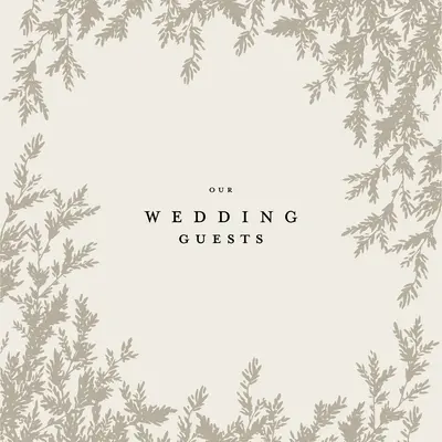 Kniha svadobných hostí: Kniha hostí s fóliovými akcentmi a ručne kreslenými ilustráciami - Wedding Guest Book: An Heirloom-Quality Guest Book with Foil Accents and Hand-Drawn Illustrations