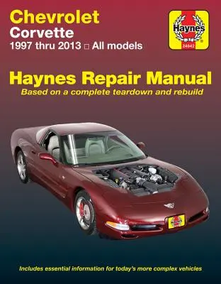 Chevrolet Corvette 1997 Thru 2013 Haynes Opravy Príručka - Chevrolet Corvette 1997 Thru 2013 Haynes Repair Manual