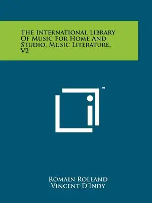 Medzinárodná knižnica hudby pre domácnosť a štúdio, hudobná literatúra, V2 - The International Library of Music for Home and Studio, Music Literature, V2