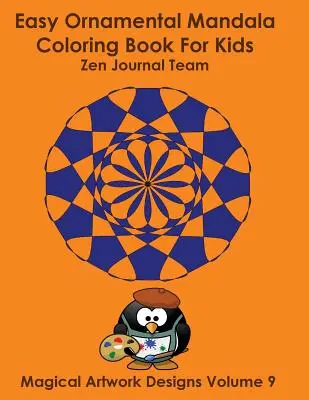 Jednoduché ornamentálne mandaly na vyfarbovanie pre deti - Easy Ornamental Mandala Coloring Book For Kids