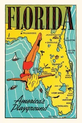 Vintage Journal Florida, americké ihrisko - Vintage Journal Florida, America's Playground