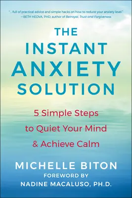 Riešenie okamžitej úzkosti: 5 jednoduchých krokov na upokojenie mysle a dosiahnutie pokoja - The Instant Anxiety Solution: 5 Simple Steps to Quiet Your Mind & Achieve Calm