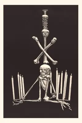 Vintage Journal Znehodnotená lampa s kostrou - Vintage Journal Misshapen Skeleton Lamp