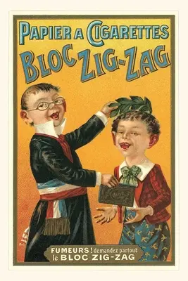 Vintage Journal Reklama na cigaretové papieriky Zig-Zag - Vintage Journal Advertisement for Zig-Zag Cigarette Papers