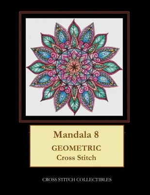 Mandala 8: Geometrický krížikový steh - Mandala 8: Geometric Cross Stitch Pattern