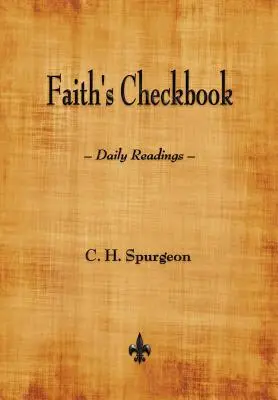 Šeková knižka viery - Faith's Checkbook