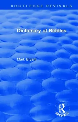 Slovník hádaniek - Dictionary of Riddles