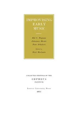 Improvizácia starej hudby - Improvising Early Music