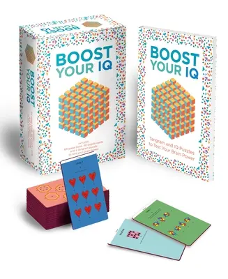 Zvýšte si IQ: Obsahuje 64-stranovú knihu, 48 kariet a vytlačené tangramové puzzle na otestovanie sily vášho mozgu [s kartami a tangramovým puzzle] - Boost Your IQ: Includes 64-Page Puzzle Book, 48 Cards and a Press-Out Tangram Puzzle to Test Your Brain Power [With Puzzle Cards and Tangram Puzzle]