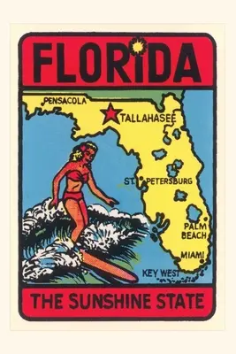 Vintage Journal Nálepka slnečného štátu - Vintage Journal Sunshine State Decal