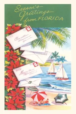 Vintage Journal Sezónne pozdravy z Floridy - Vintage Journal Season's Greetings from Florida