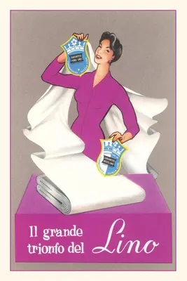 Vintage Journal Reklama na taliansku bielizeň - Vintage Journal Advertisement for Italian Linens