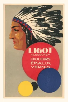 Vintage Journal Indiánsky náčelník s čelenkou - Vintage Journal Indian Chief with Headdress