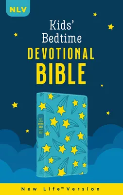 Biblia pre deti na dobrú noc: Nlv [Aqua Stars] - The Kids' Bedtime Devotional Bible: Nlv [Aqua Stars]