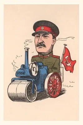 Vintage Journal Stalin na parnom valci - Vintage Journal Stalin on Steamroller