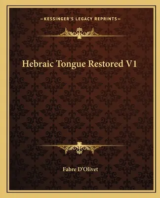 Obnovený hebrejský jazyk V1 - Hebraic Tongue Restored V1