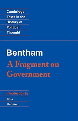 Bentham: Fragment o vláde - Bentham: A Fragment on Government