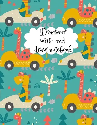 Zápisník na písanie a kreslenie s dinosaurami - Dinosaur write and draw notebook