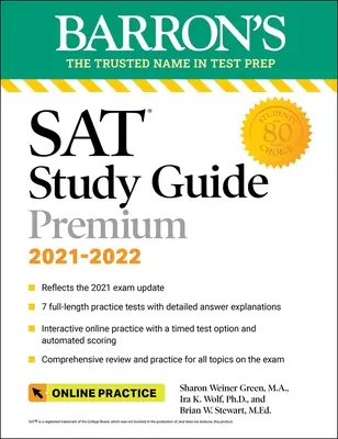 Študijná príručka SAT Premium, 2023: 8 cvičných testov + komplexný prehľad + online cvičenie - SAT Study Guide Premium, 2023: 8 Practice Tests + Comprehensive Review + Online Practice
