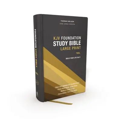 Kjv, Foundation Study Bible, Large Print, Hardcover, Red Letter, Comfort Print: Svätá Biblia, verzia kráľa Jakuba - Kjv, Foundation Study Bible, Large Print, Hardcover, Red Letter, Comfort Print: Holy Bible, King James Version