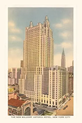 Vintage Journal Hotel Waldorf Astoria, New York - Vintage Journal Waldorf Astoria Hotel, New York City