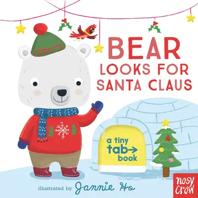 Medveď hľadá Santa Clausa: Knižka s malými záložkami - Bear Looks for Santa Claus: A Tiny Tab Book
