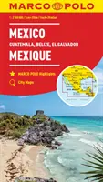 Mapa Mexiko Marco Polo - zahŕňa Guatemalu, Belize a Salvádor - Mexico Marco Polo Map - Includes Guatemala, Belize and El Salvador