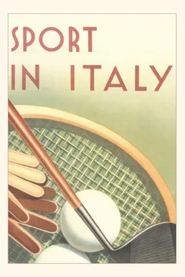 Vintage Journal Šport v Taliansku Plagát - Vintage Journal Sport in Italy Poster