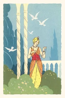 Vintage Journal Žena v harémovom kostýme - Vintage Journal Woman in Harem Costume