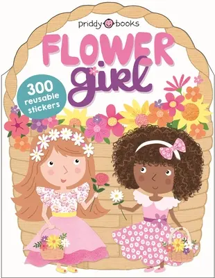 Dievčatko s kvetmi (Samolepky kamaráti) - Flower Girl (Sticker Friends)