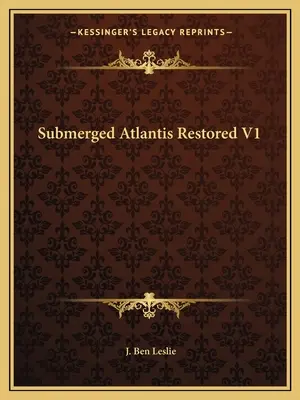 Obnovená potopená Atlantída V1 - Submerged Atlantis Restored V1
