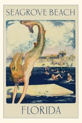 Vintage Journal Pláž Seagrove, morská panna - Vintage Journal Seagrove Beach, Mermaid