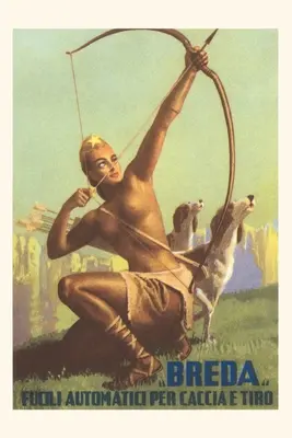 Vintage Journal Amazonka s lukom a šípom - Vintage Journal Amazon Woman with Bow and Arrow