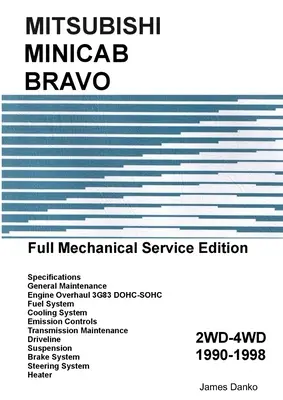 Mitsubishi Minicab-Bravo Úplná mechanická servisná príručka - Mitsubishi Minicab-Bravo Full Mechanical Service Manual